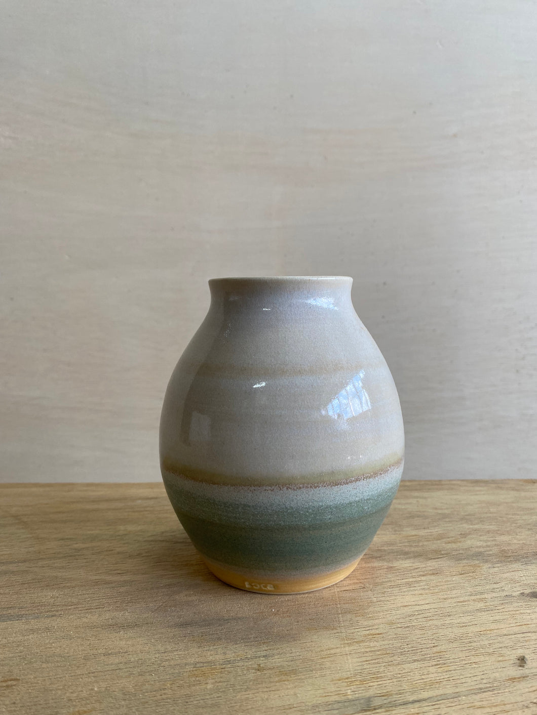An Egg-Shaped Vase (Rainbow)